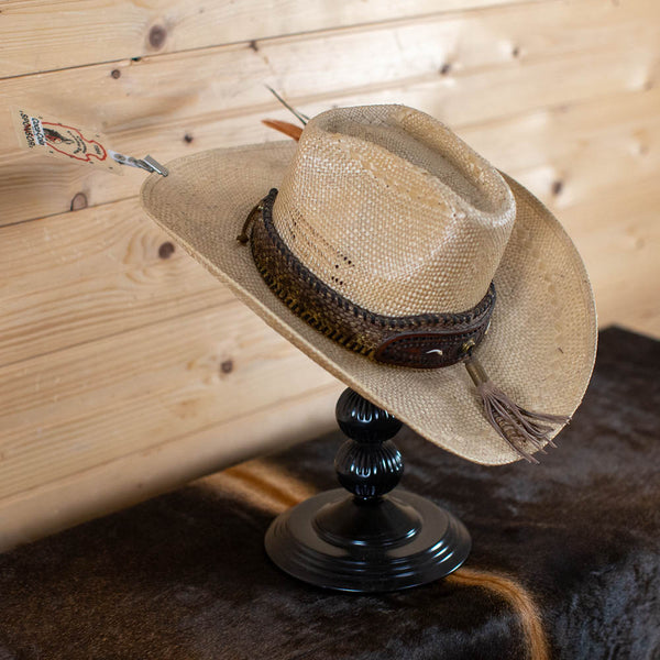 Premier Vintage Stetson Roadrunner Bryantcote Straw Cowboy Hat 