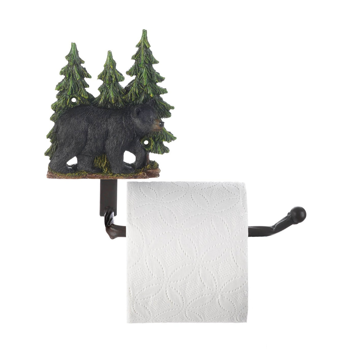 Standing Log Toilet Paper Holder - 29H, Black Forest Decor FL-19050